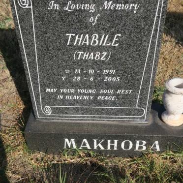 MAKHOBA Thabile 1991-2005