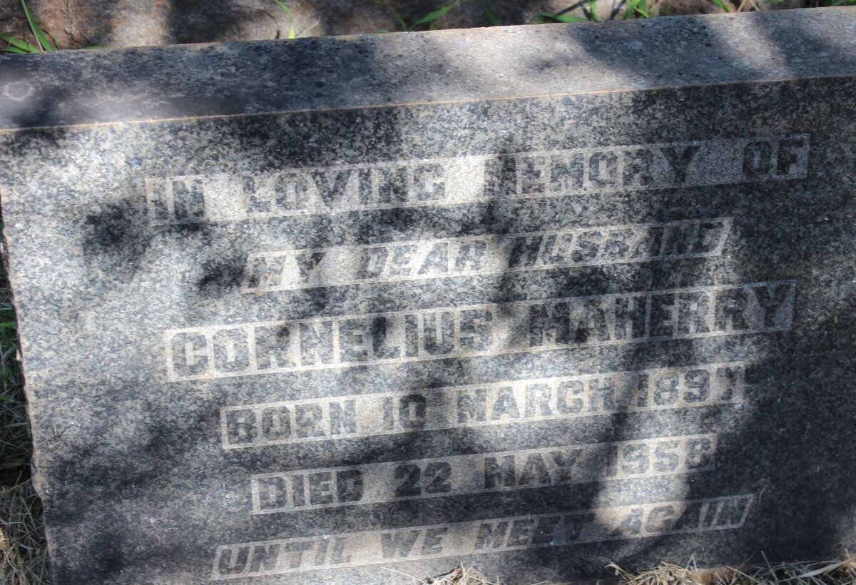 MAHERRY Cornelius 1897-1958