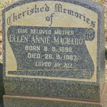MACHADO Ellen Annie 1896-1967