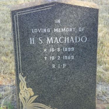 MACHADO H.S. 1889-1969