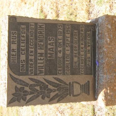 MAAS Willem Hendrik 1875-1961 &amp; Emmerentia Petronella SAAIMAN 1875-1965