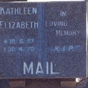 MAIL Kathleen Elizabeth 1957-1970