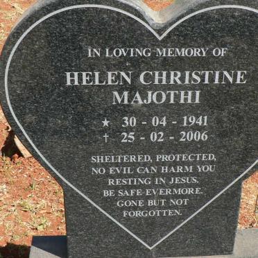 MAJOTHI Helen Christine 1941-2006