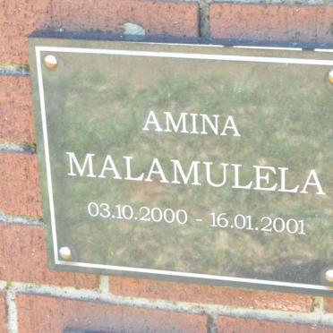MALAMULELA Amina 2000-2001