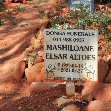 MASHILOANE Elsar Altoes 1929-2021