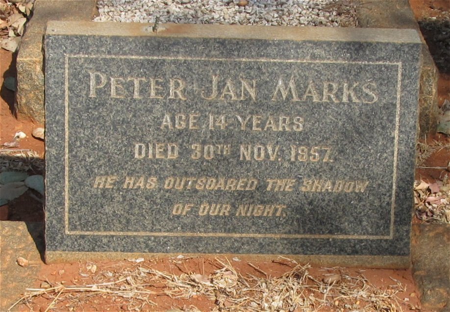 MARKS Peter Jan -1957