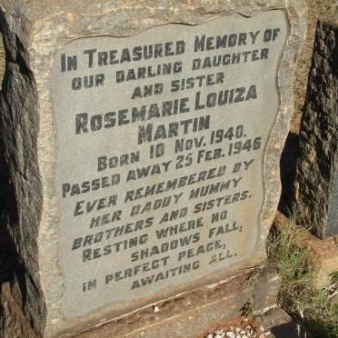 MARTIN Rosemarie Louiza 1940-1946