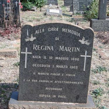 MARTIN Regina 1896-1962