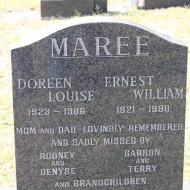 MAREE Ernest William 1921-1990 &amp; Doreen Louise 1923-1986