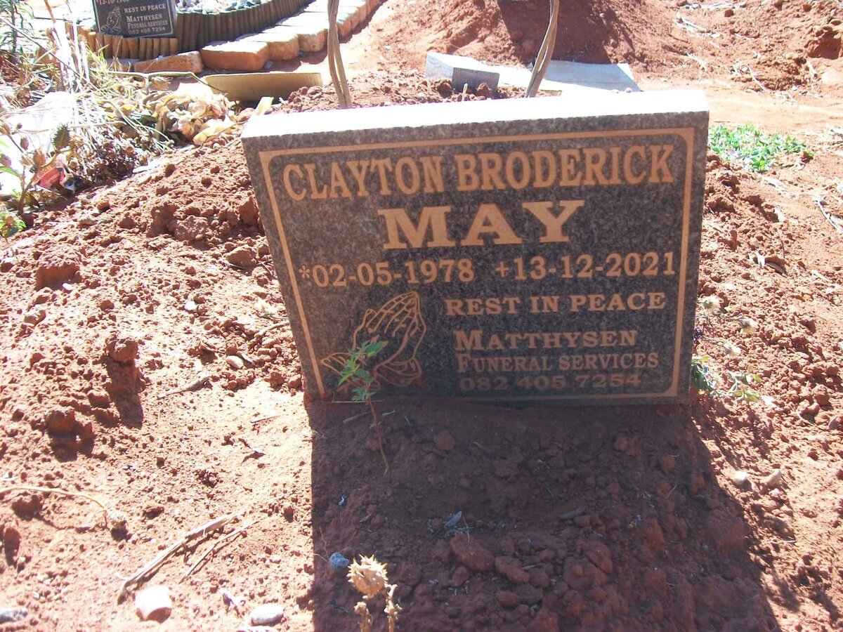 MAY Clayton Broderick 1978-2021