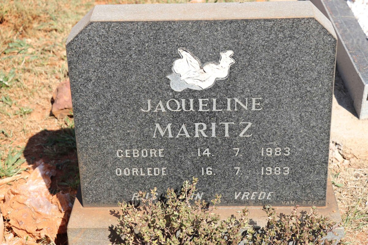 MARITZ Jaqueline 1983-1983