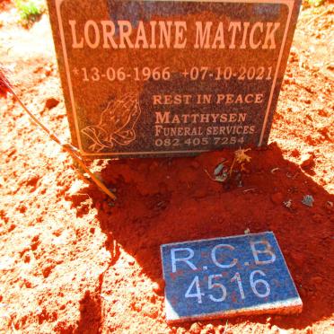MATICK Lorraine 1966-2021