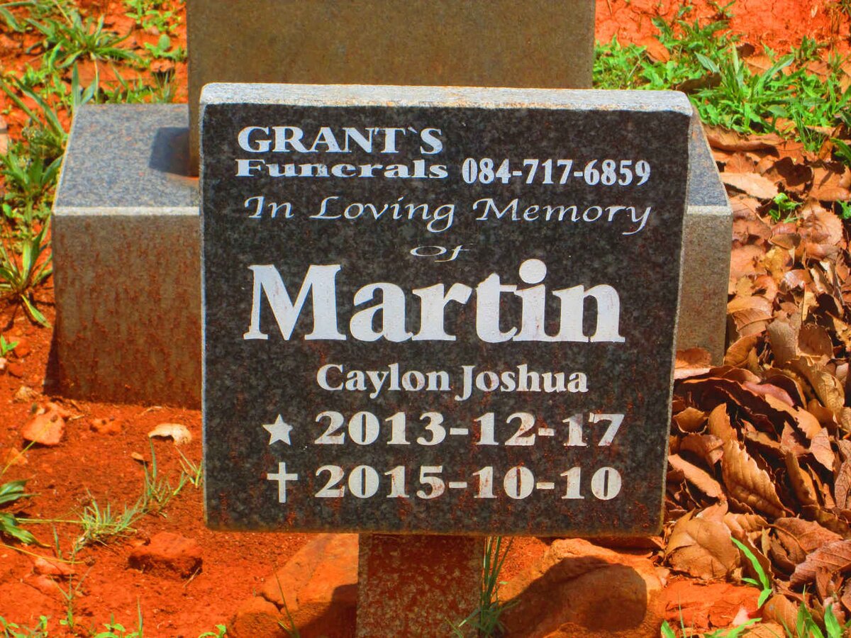 MARTIN Caylon Joshua 2013-2015