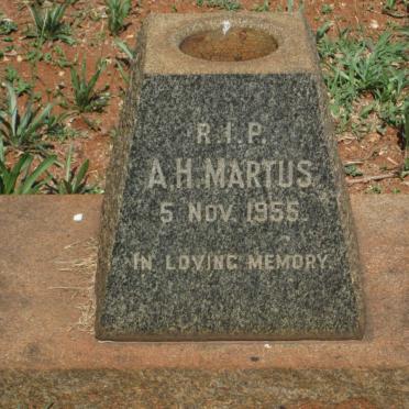MARTUS A.H. -1955