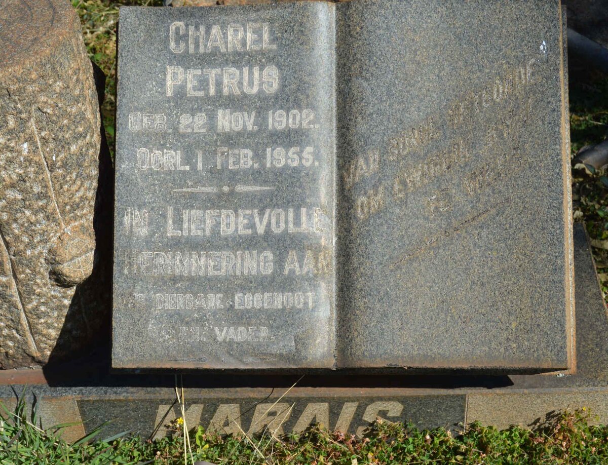 MARAIS Charel Petrus 1902-1955