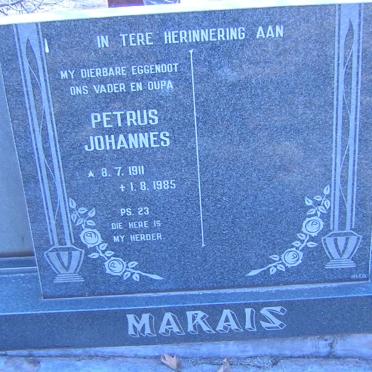 MARAIS Petrus Johannes 1911-1985