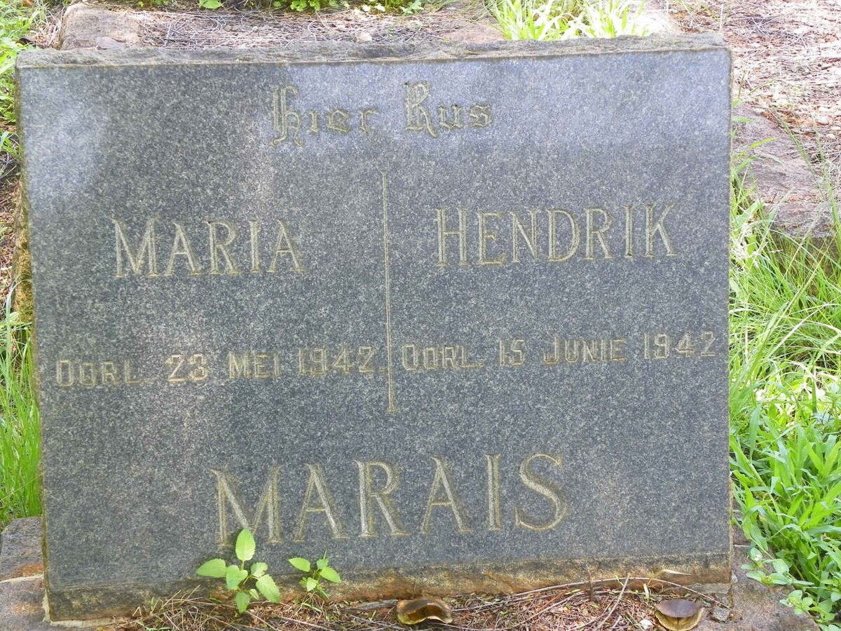 MARAIS Hendrik -1942 &amp; Maria -1942