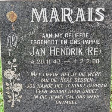 MARAIS Jan Hendrik 1943-1980