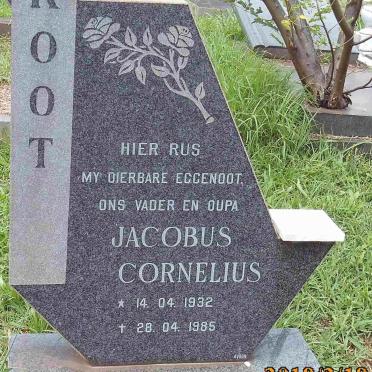 MARAIS Jacobus Cornelius 1932-1985