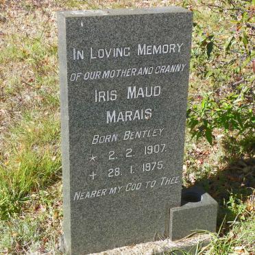 MARAIS Iris Maud nee BENTLEY 1907-1975