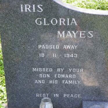 MAYES Iris Gloria -1973 :: MAYES Earlston Edward 1942-2012