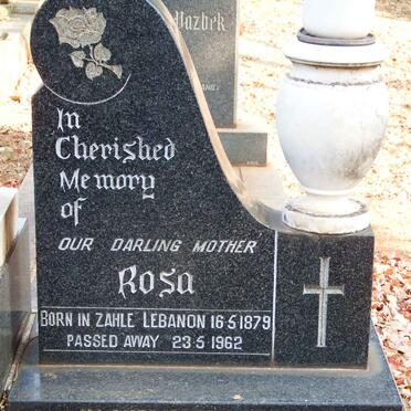 MAZAHAM Rosa 1879-1962 :: MAZAHAM Anthony 1906-1982