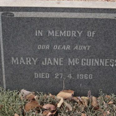 McGUINNESS Mary Jane -1960