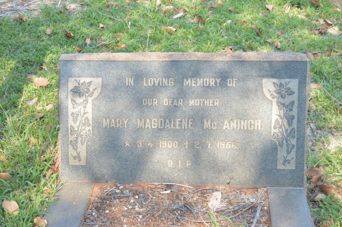 McANINCH Mary Magdalene 1900-1956
