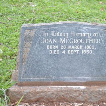 McGROUTHER Joan 1909-1950