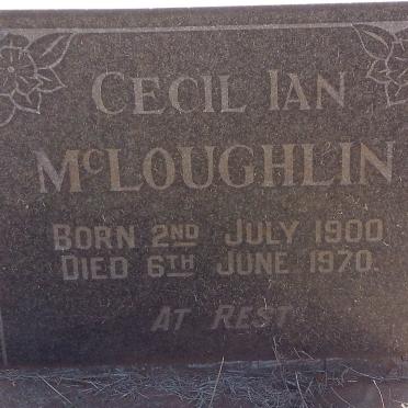 McLOUGHLIN Cecil Ian 1900-1970