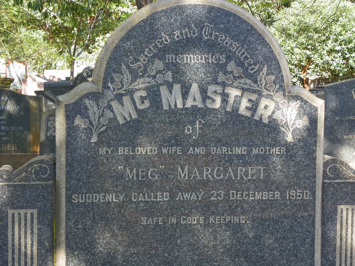 McMASTER Margaret -1950