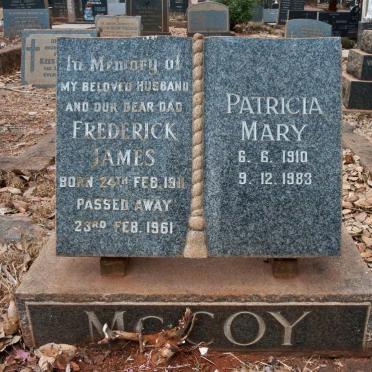McCOY Frederick James 1911-1961 &amp; Patricia Mary 1910-1983