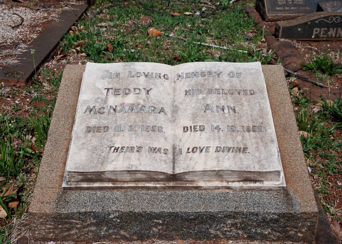 McNAMARA Teddy -1956 &amp; Ann -1959