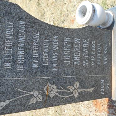 McCABE Joseph Andrew 1922-1971