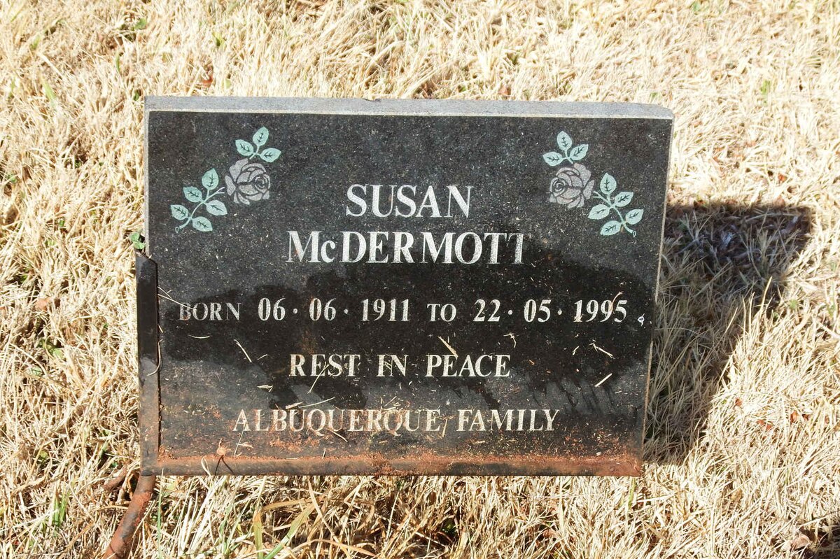 MCDERMOTT Susan 1911-1995