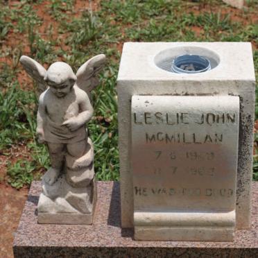 MCMILLAN Leslie John 1969-1969