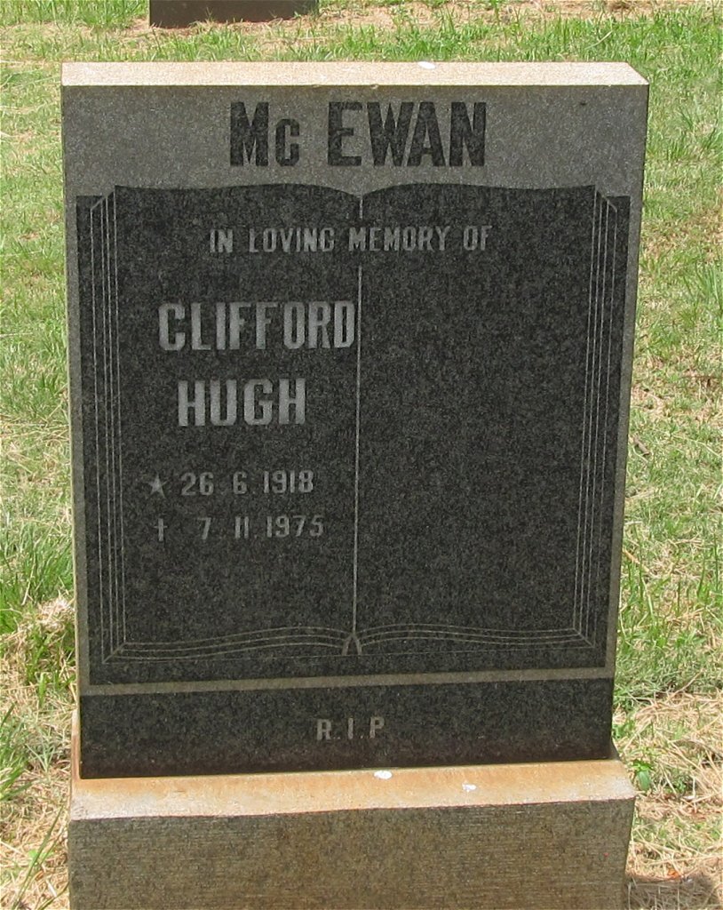 McEWAN Clifford Hugh 1918-1975