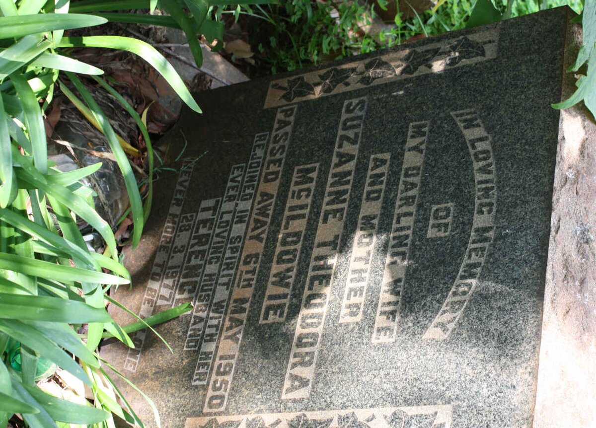 McILDOWIE Terence -1977 &amp; Suzanne Theodora -1950