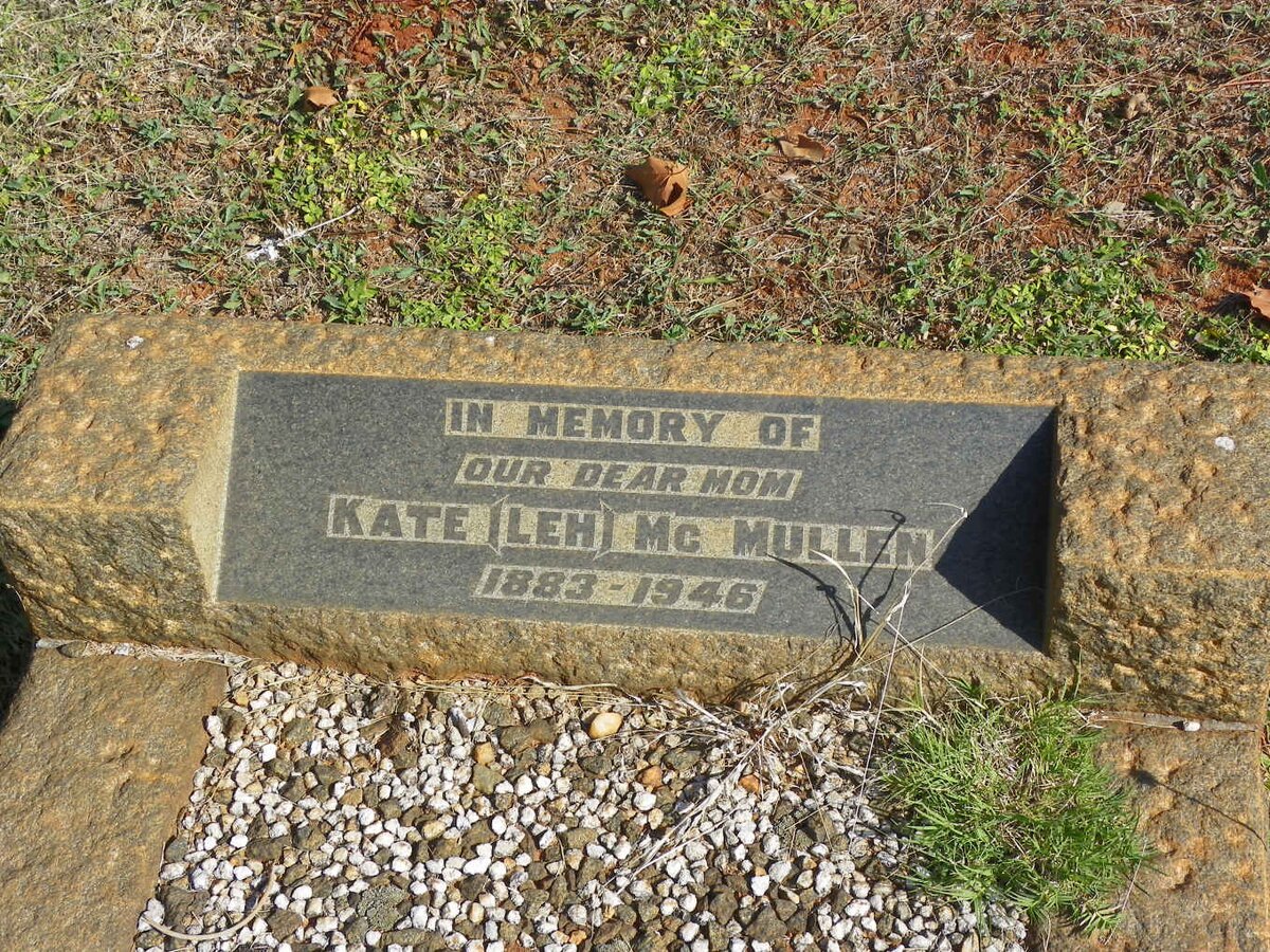 McMULLEN Kate nee LEH 1883-1946