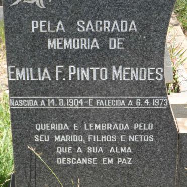 MENDES Emilia F. Pinto 1904-1973