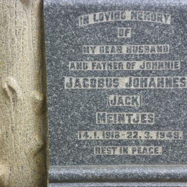 MEINTJES Jacobus Johannes 1918-1949