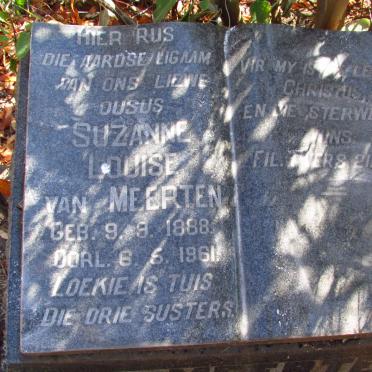 MEERTEN Suzanne Louise, van 1888-1961