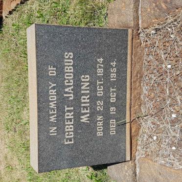 MEIRING Egbert Jacobus 1874-1954