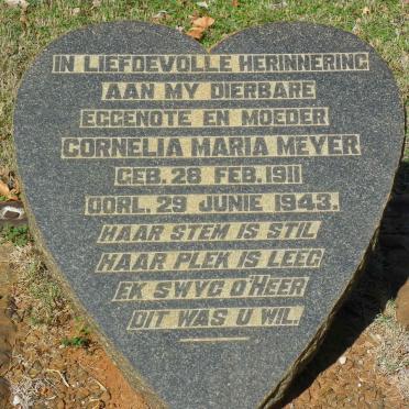 MEYER Cornelia Maria 1911-1943