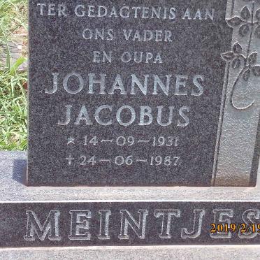 MEINTJES Johannes Jacobus 1931-1987
