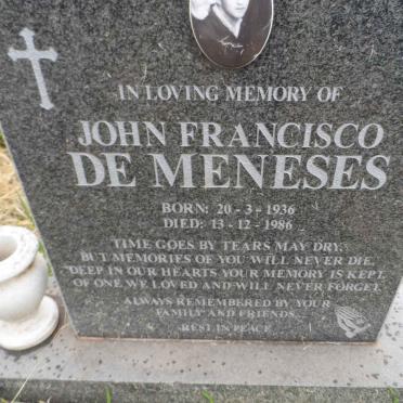 MENESES John Francisco, de 1936-1986