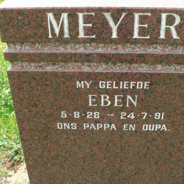MEYER Eben 1928-1991