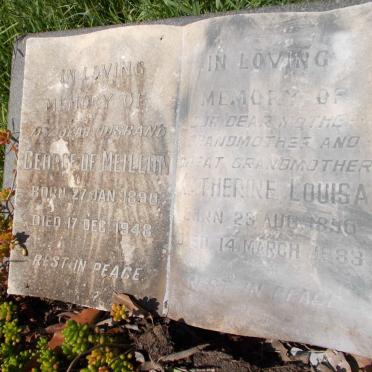 MEILLON George, de 1890-1948 &amp; Katherine Louisa 1890-1983