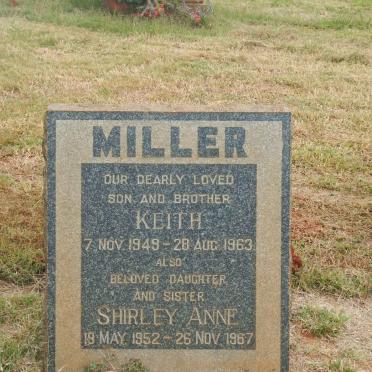 MILLER Keith 1949-1963 :: MILLER Shirley Anne 1952-1967