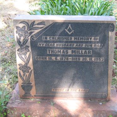 MILLAR Thomas 1878-1952